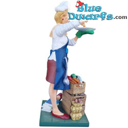 Die Köchin / Chef Cuisinier - Figur Forchino Kollektion - Parastone - 42x16,5x16,5 cm