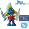 20139: - FAKE - Nurse Smurfette - 5,5cm - Very Good Condition