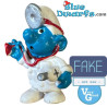 20037: - FAKE - Docteur Schtroumpf - 5,5 cm - Très Bon État