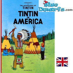 Tintin au America - Livre Tintin - Édition anglaise - Couverture rigide - 62 pages