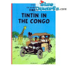 Tintín en el Congo - Libro de Tintín - Edición en inglés - Tapa dura - 62 páginas