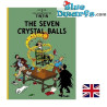 Le 7 Sfere di Cristallo - Libro di Tintin - Edizione inglese - Copertina rigida - 62 pagine