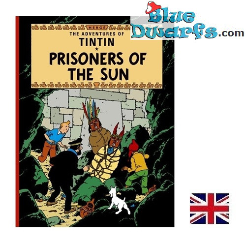 El templo del Sol - Libro de Tintín - Edición en inglés - Tapa dura - 62 páginas