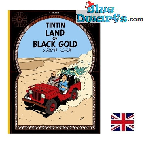 Tintín en el país del Oro Negro - Libro de Tintín - Edición en inglés - Tapa dura - 62 páginas