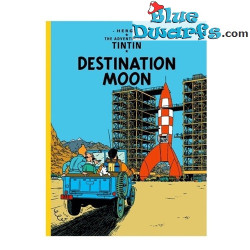 Raket naar de Maan - Kuifje-boek - Engelse editie - Harde kaft - 62 pagina’s