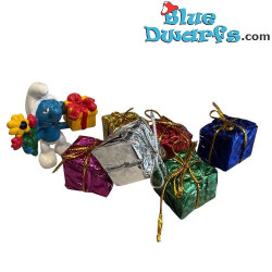 5 x cadeau - Smurfen Decoratie Product - Smurfen Niet Inbegrepen - +/- 2.5 cm