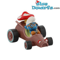 Pixi origine Código de la Circulación II - Pitufo con coche - Figura  Metálicas - 7 cm - 2022
