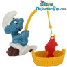 40207: Fishing Smurf - smurf only - Schleich - 5,5cm