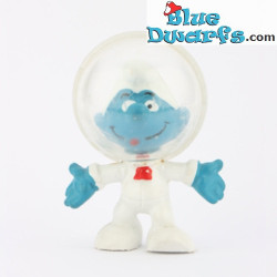 20003: Astro Smurf with red short zipper - Arms wide open - Schleich - 5,5cm - Very Good Condition