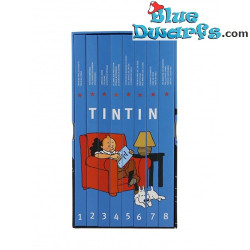 Caja completa de libros - Las Aventuras de Tintín - Tapa dura - Edición en Francés - 27x20x14 cm