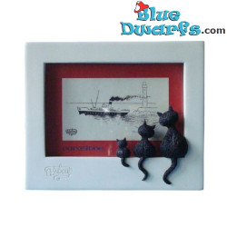 Portafoto "Le Trio" - Statuetta Gatto Dubout - Parastone - 13 cm