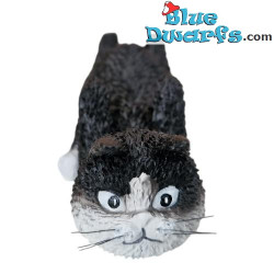 The Hunt - Cat in hunt position - Dubout Cat Figurine - Parastone - 3x15.5 cm