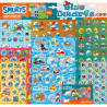 Set di Adesivi dei Puffi - Giochi di Adesivi dei Puffi - 300 Adesivi