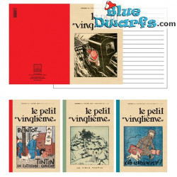 Set mit 4 Notizbüchern Tim und Struppi - Le Petit Vingtième - Klein - Tintinimaginatio - 10,5 x 14,8 cm