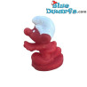 Slaapwandelende Mini-Smurf - Vintage Smurfen - Comansi - Rood - +/- 2 cm
