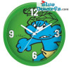 Wilder Schlumpf *Wanduhr* (+/- 25cm)