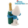 20821: Schlumpf mit Champagnerflasche (2020) - Schleich - 5,5cm