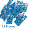 Plastic Schlumpf Anhänger: 32 Schlump (+/- 2,5 cm)