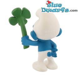 20797: Smurf with four-leaf clover (2017) - Schleich - 5,5cm