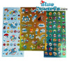 Set di Adesivi dei Puffi - Giochi di Adesivi dei Puffi - 300 Adesivi