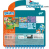 Papá Pitufo, Pitufo Filósofo y Pitufina - Libro de diseño, dibujo y actividades - Vuelta al cole con Los Pitufos - 30 piezas