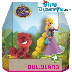 Rapunzel and Pascal - Tangled - Disney Playset - Bullyland - ‎3 x 5 x 9 cm