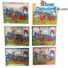 Mini gioco dei puffi - con mini palline - PEZ - 6 pezzi - 9x7cm