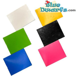 Mini gioco dei puffi - con mini palline - PEZ - 6 pezzi - 9x7cm