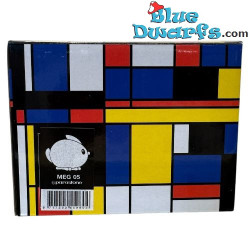 Konijnen - Ménagerie Géométrique Beeldje - Piet Mondriaan - Parastone - +/- 4,6 cm