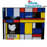 Haan en Hen - Ménagerie Géométrique Beeldje - Piet Mondriaan - Parastone - +/- 4,6 cm