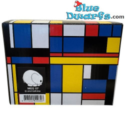 Éléphants - Ménagerie Géométrique Figurine - Piet Mondrian - Parastone - +/- 4,6 cm