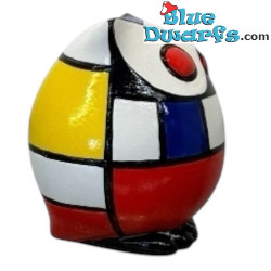 Eulen - Ménagerie Géométrique Figur - Piet Mondrian - Parastone - +/- 4,6 cm
