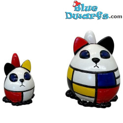 Katzen - Ménagerie Géométrique Figur - Piet Mondrian - Parastone - +/- 4,6 cm