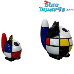 Cats - Ménagerie Géométrique Figurine - Piet Mondrian - Parastone - +/- 4, 6 cm