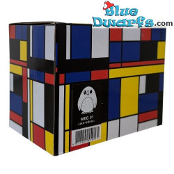 Manchots - Ménagerie Géométrique Figurine - Piet Mondrian - Parastone - +/- 4,6 cm