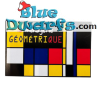 Eulen - Ménagerie Géométrique Figur - Piet Mondrian - Parastone - +/- 4,6 cm