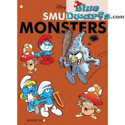 Die Schlümpfe Buch - Smurfs Monsters - Englische Sprache - 48 Seiten