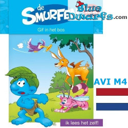 Libro - Los Pitufos - Eerste stripverhaaltjes om zelf te lezen – AVI M4 - Gif in het bos - Softcover Holandes