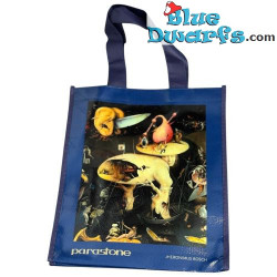 Oiseau avec lettre et souches d’arbres - Sac en polyester - Collection Jeroen Bosch - Figurine - Parastone - 30 x 25 cm
