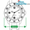Reloj Tintín -  Objetivo : la Luna - Reloj Negro de Silicona - Moulinsart - Talla L