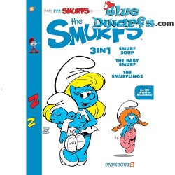 Livre Les Schtroumpfs - Les Schtroumpfs 3-en-1- En anglais - Relié - 160 pages