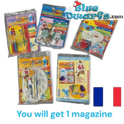 1 French-language Smurfs comic book – with accessory – softcover – randomly chosen