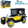 Gaston in seinem Taxi Fiat 509 – Spardosenfigur – Plastoy – 15 cm
