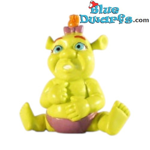 Bambina orco Nina - Personaggio Shrek - Comansi - 7,5 cm