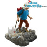 Tim als Wanderer mit Struppi - Resin-Statue - Tintinimaginatio - 28 cm