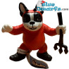 Bouledogue Français diable avec trident - Figurine de chien - Bullyland - +/- 7cm