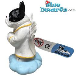Bulldog Francés disfrazado de ángel - Figurita de perro - Bullyland - +/- 7cm