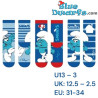 3x The Smurf's Socks Pack - Smurf Kid’s Socks - Smurf Merchandise - Size 31/34