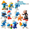 Smurfs playset – Figure set – 12 Smurfs – Purple Cow – 6 cm