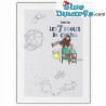 Doble postal Tintín - Álbum de Tintín: Les 7 Boules de Cristal - Tintinimaginatio - 12,5x17,5 cm